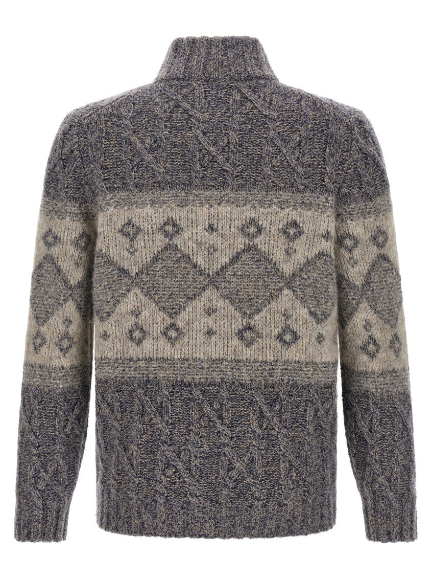 Grey Turtle Neck Sweater 2