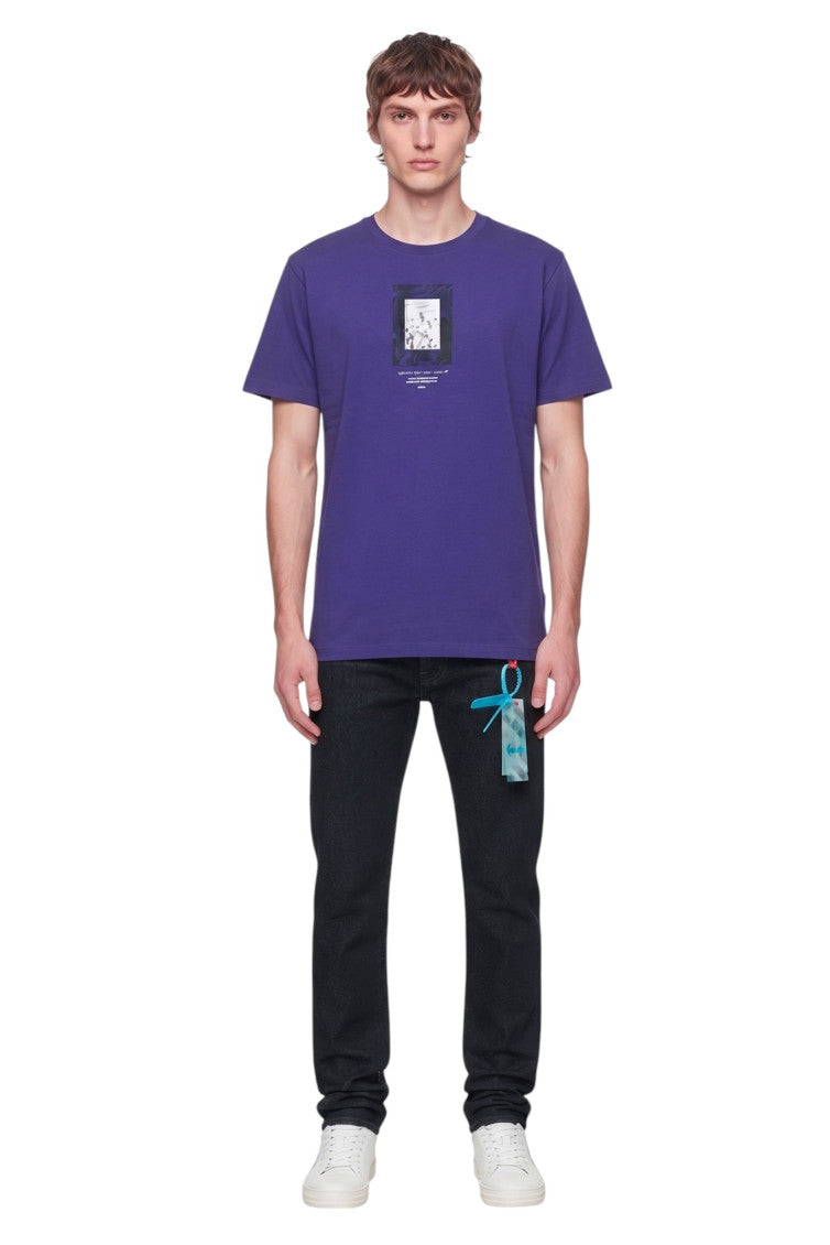 Purple Graphic Print T-Shirt 4
