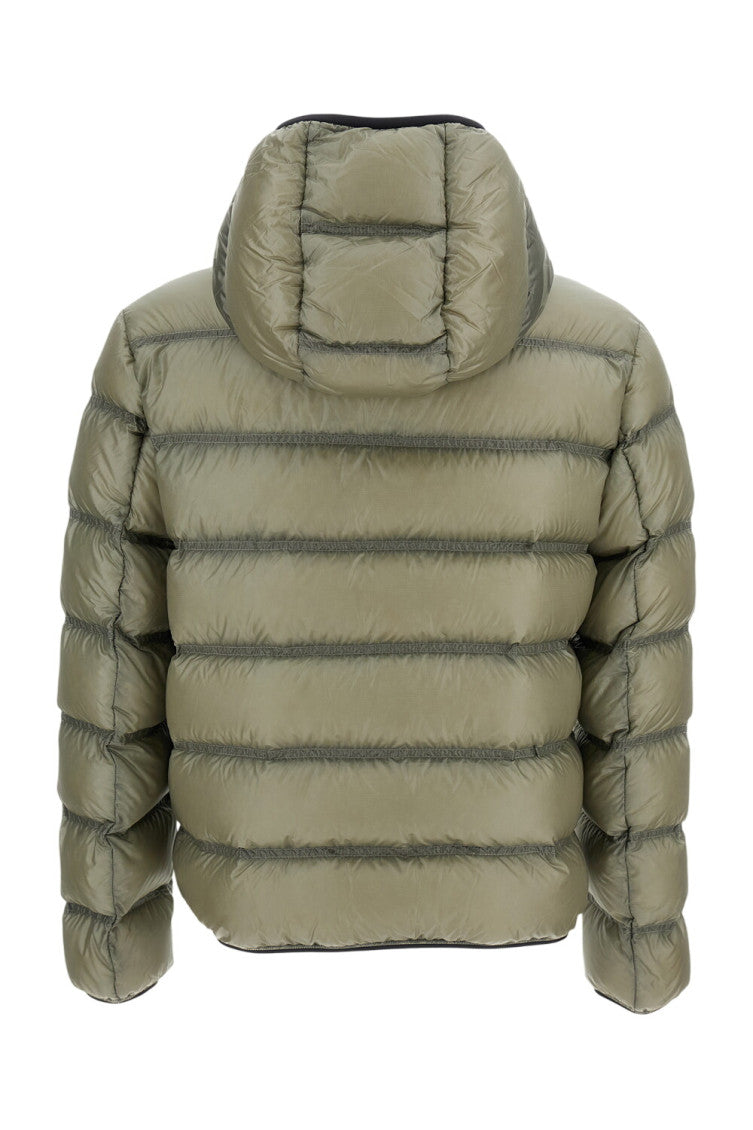 Beige Quilted Hood Jacket 2