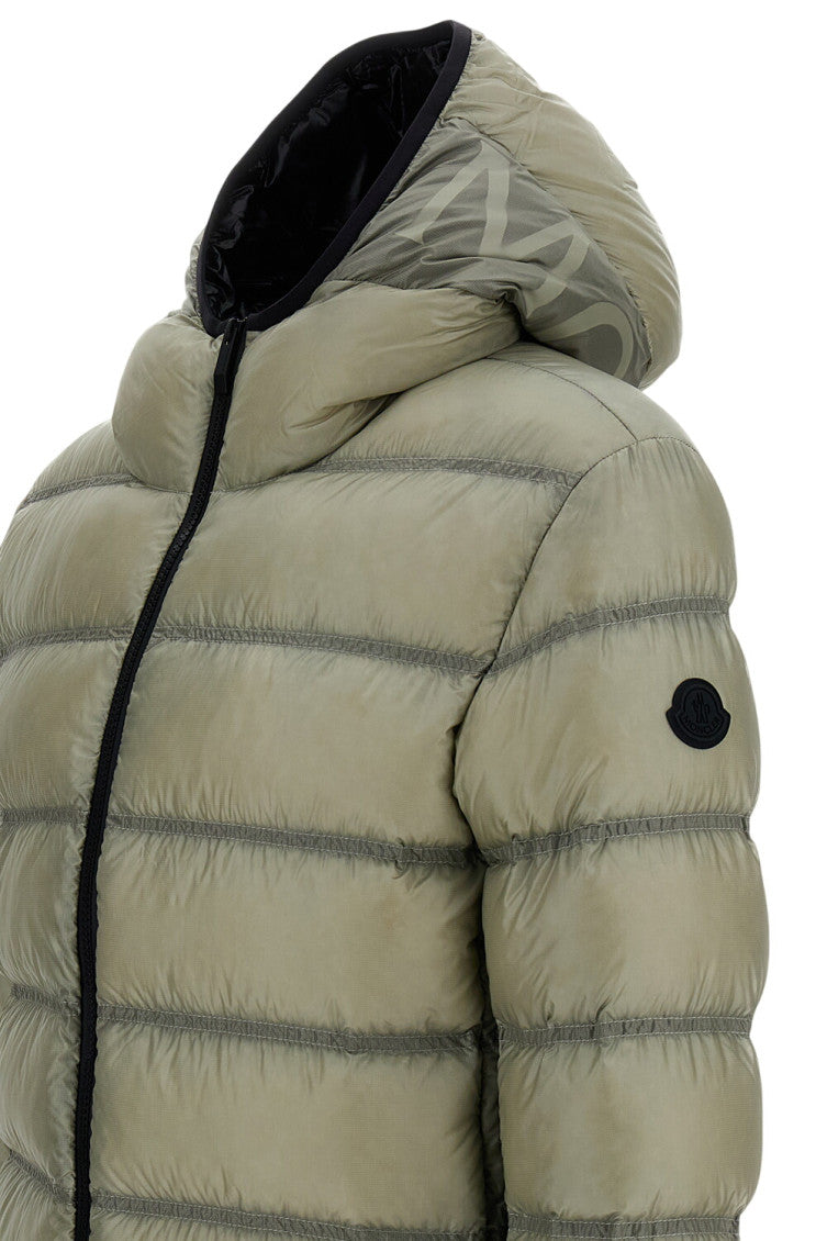 Beige Quilted Hood Jacket 3