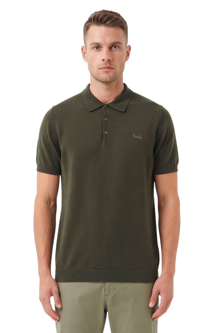 Green Shirt Collar Polo 1