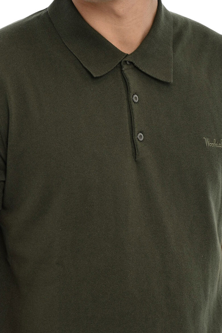 Green Shirt Collar Polo 3