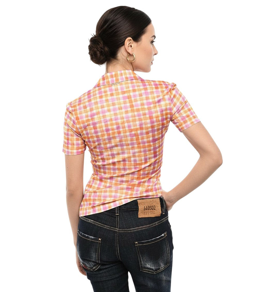 Multicolor Slim Checks Shirt 2