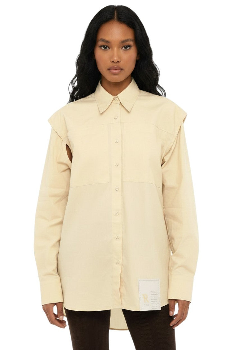 Beige Regular logo Shirt 1