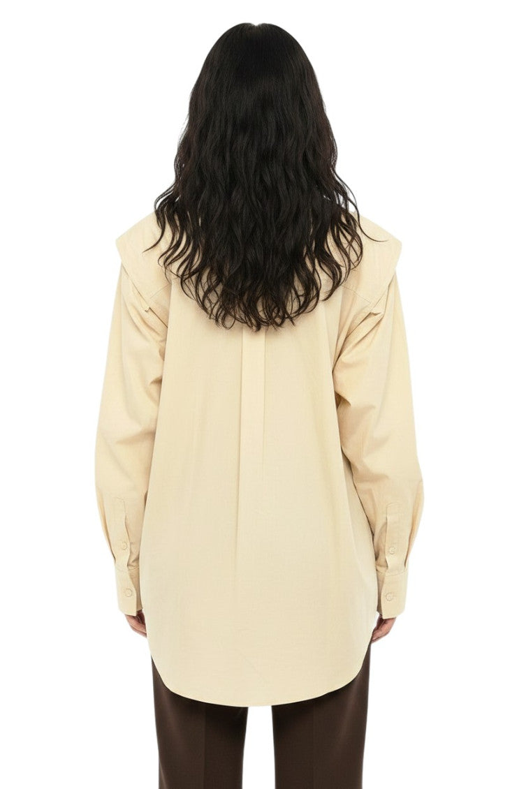 Beige Regular logo Shirt 2