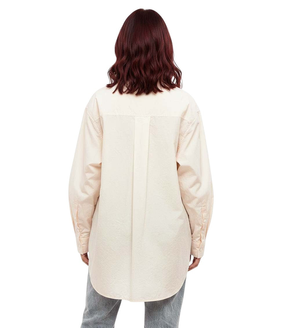 Light Pink Oversized Solid Shirt 2