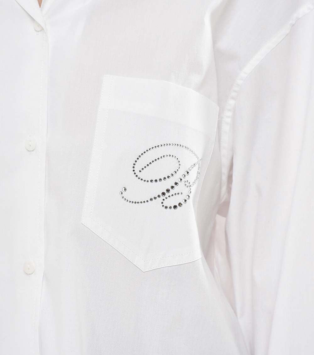 White Relaxed Logo Shirt 3