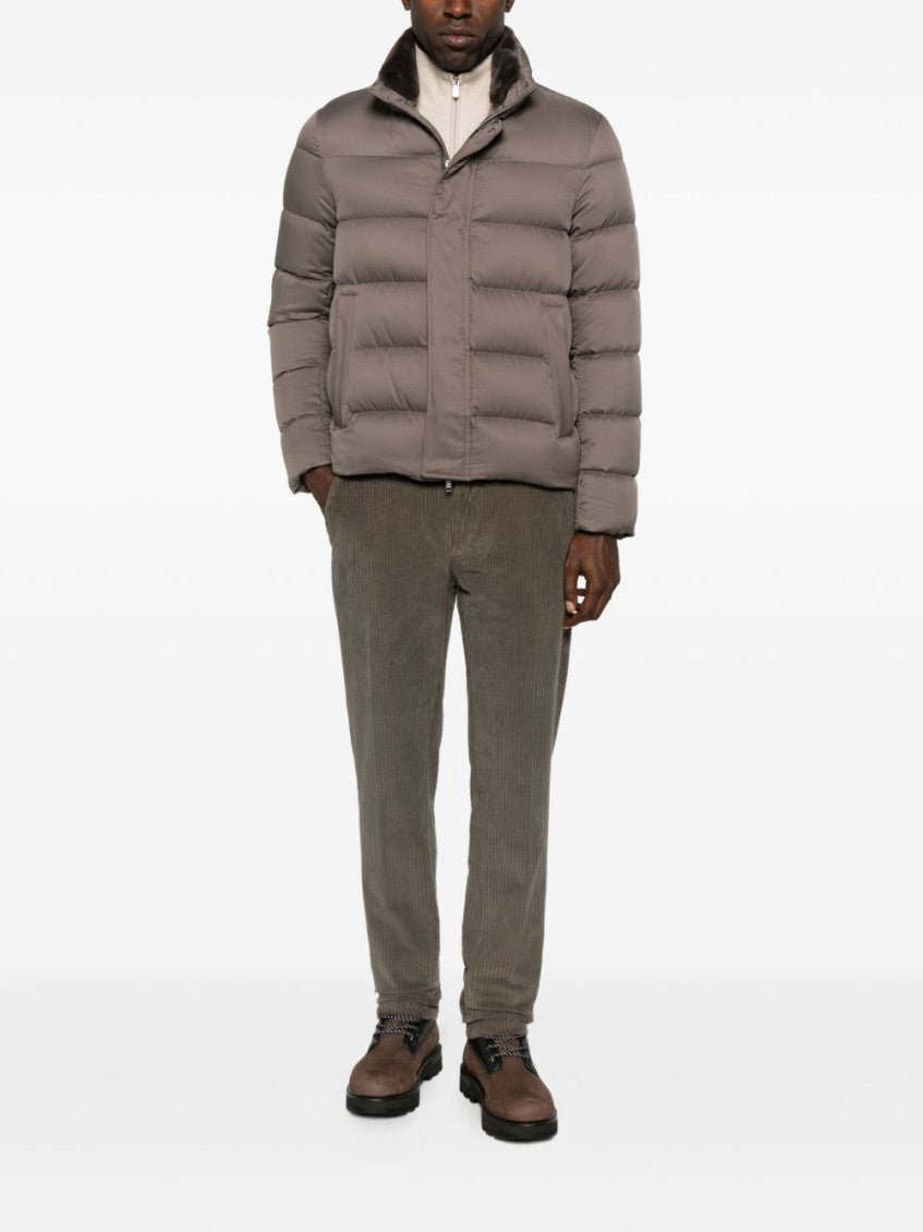 Brown Quilted Jacket 3