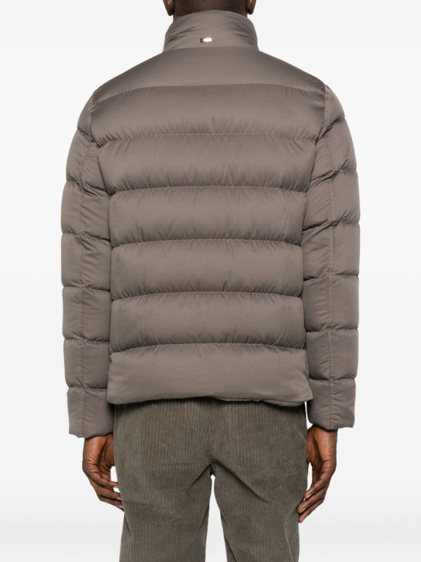 Brown Quilted Jacket 5