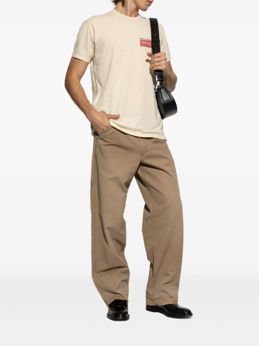 Beige Cotton Trousers 2