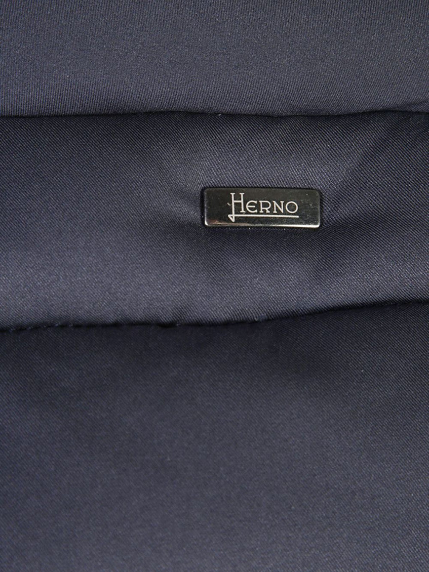 Navy Blue Quilted Jacket 3