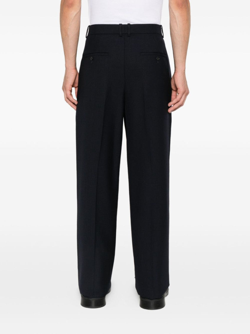Blue Wool Trousers 2