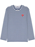 Blue White Striped T-shirt 1