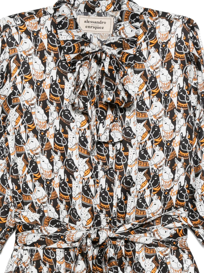 Multicolor Graphic-Print Dress 2