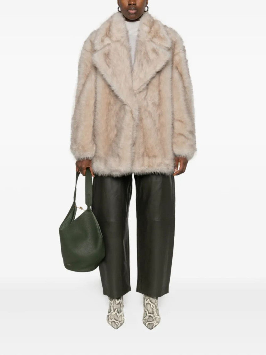 Beige Self-Tie Coat 3