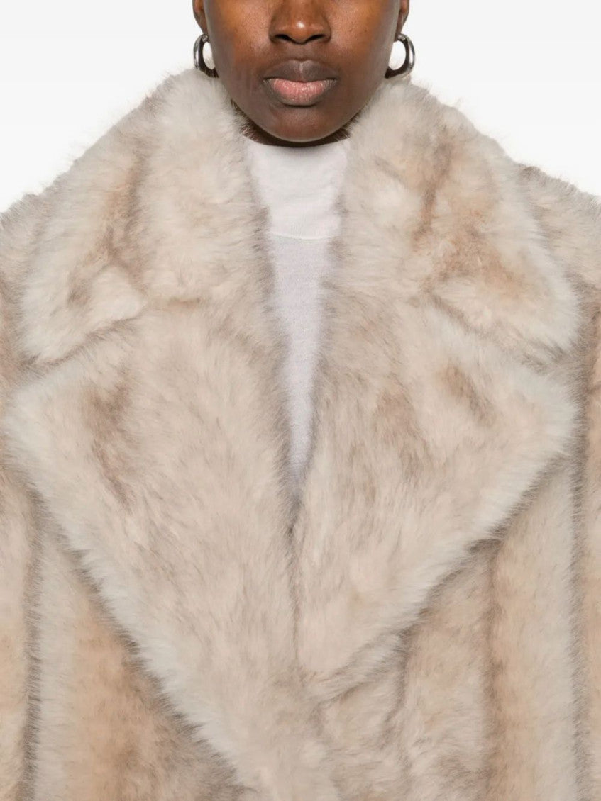 Beige Self-Tie Coat 4