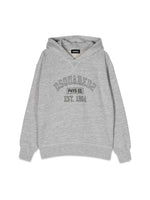 Kids Grey Logo Hoodie 1