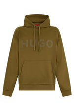 Khaki Logo Regular Hoodie 1