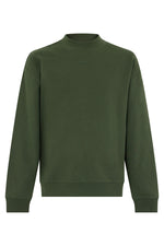 Green Crew Neck Sweatshirt 1