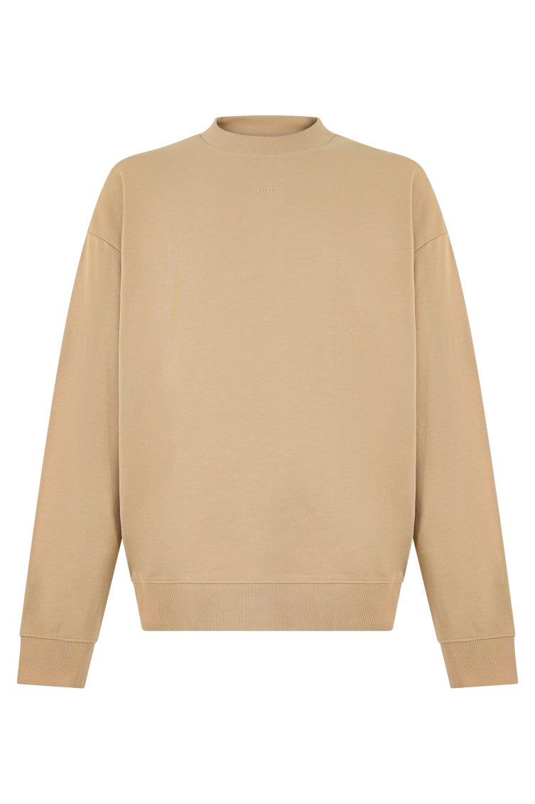 Beige Crew Neck Sweatshirt 1
