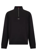 Black Mock Collar Sweatshirt 1