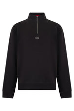 Black Mock Collar Sweatshirt 1