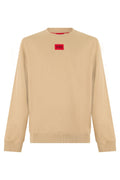 Beige Crew Neck Sweatshirt 1
