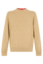 Beige Crew Neck Sweater 1