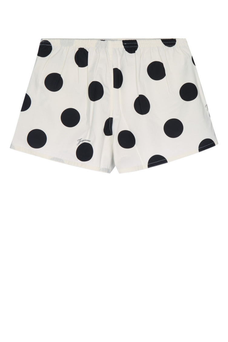 Off White Polka Dot Shorts 2