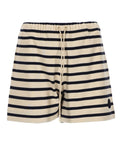 Beige Stripes Shorts 1