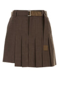 Brown Solid Shorts 1