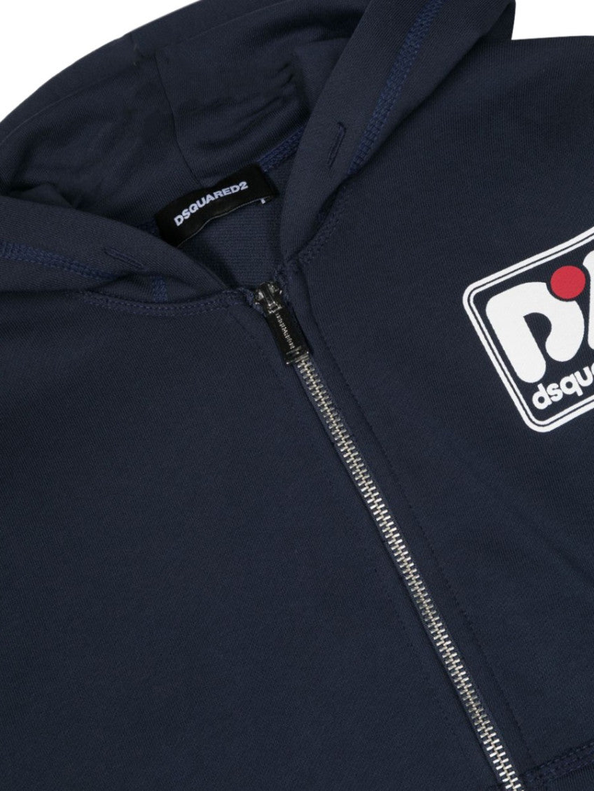 Kids Blue Logo Jacket 3