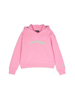 Girls Pink Logo Hoodie 1