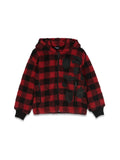 Kids Multi Color Plaid Hoodie 1