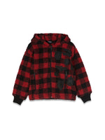 Kids Multi Color Plaid Hoodie 1