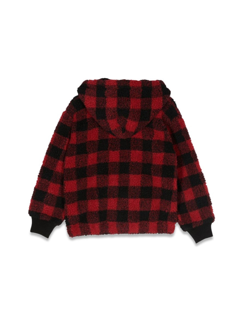 Kids Multi Color Plaid Hoodie 2