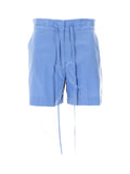 Blue Solid Shorts 1