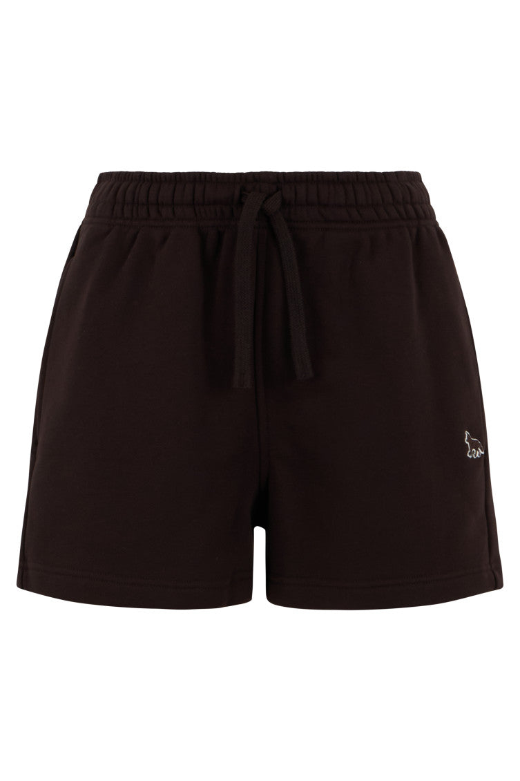 Brown Solid Shorts 1