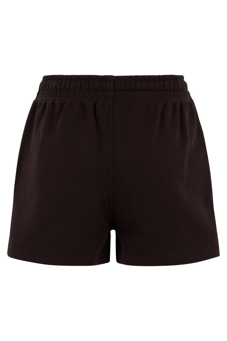 Brown Solid Shorts 2