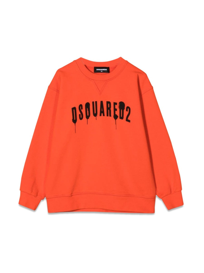 Kids Orange Logo Sweatshirt 1