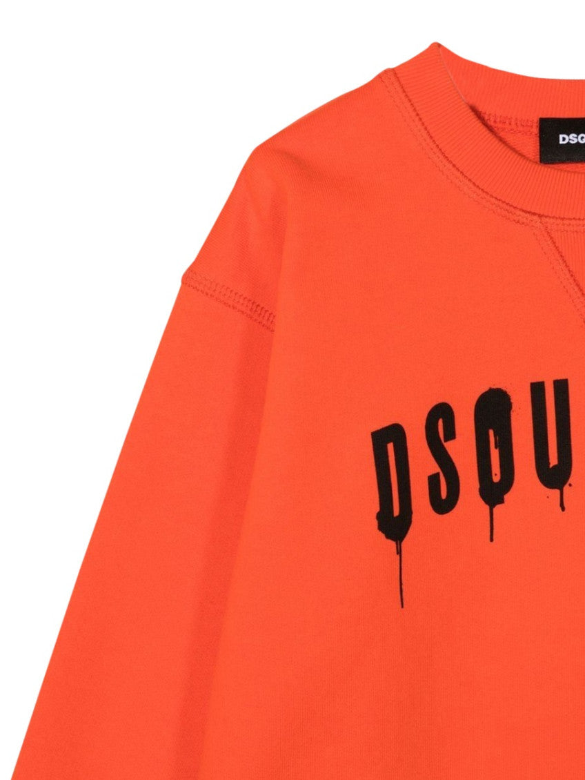 Kids Orange Logo Sweatshirt 3