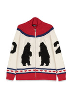 Boys Multi Color Graphic Cardigan 1