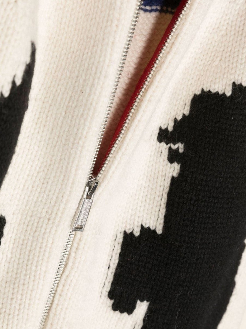 Boys Multi Color Graphic Cardigan 3