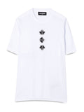 Kids White Graphic T-Shirt 1