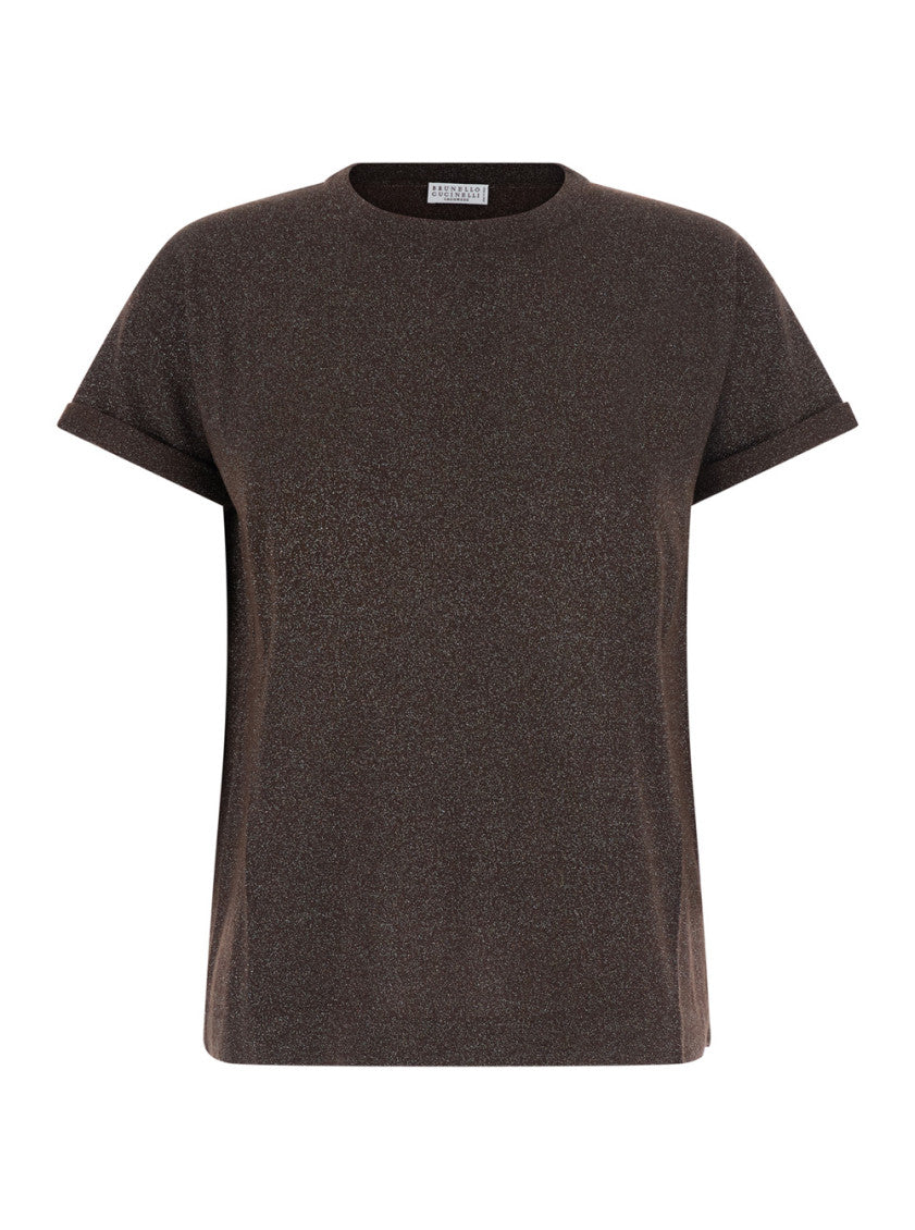 Brown Crew Neck T-Shirt 1
