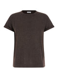Brown Crew Neck T-Shirt 1