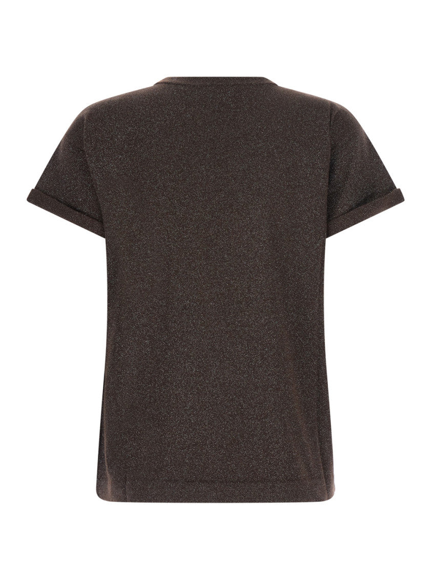 Brown Crew Neck T-Shirt 2