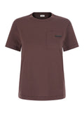 Brown Crew Neck T-Shirt 1