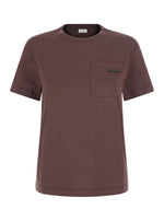 Brown Crew Neck T-Shirt 1