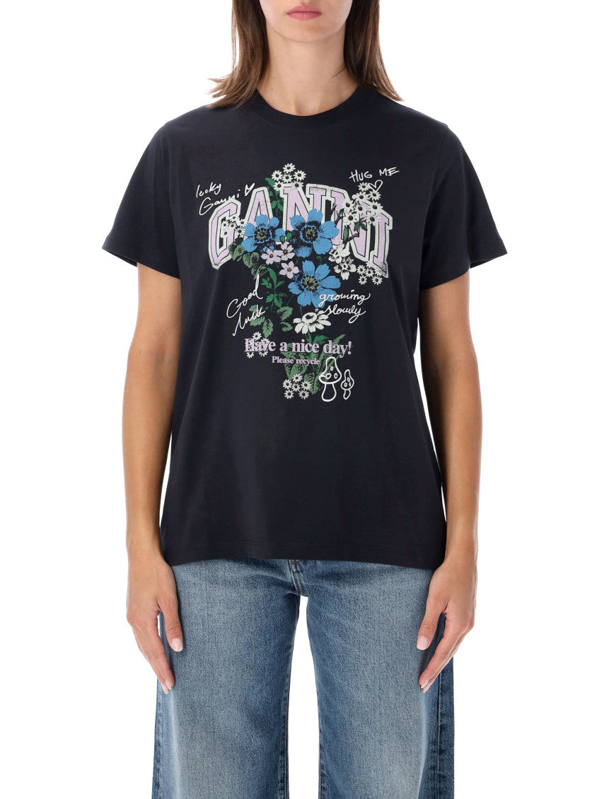Black Crew Neck T-Shirt 1